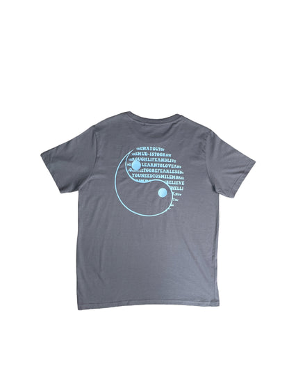 YIN YANG TEE - DEEP GREY