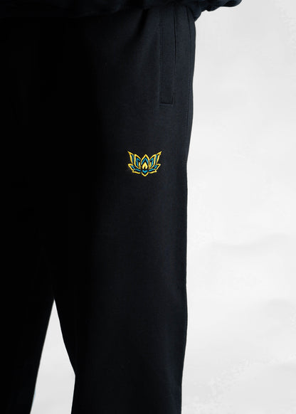 LOTUS PREMIUM SWEATPANTS - BLACK