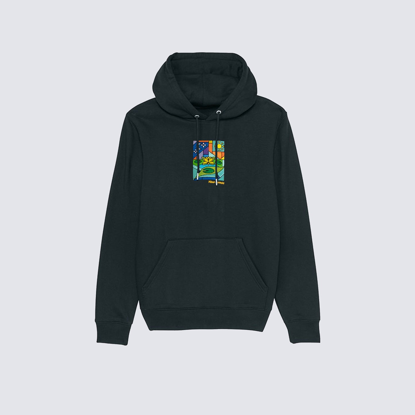 GLASS GARDEN HOODIE - BLACK