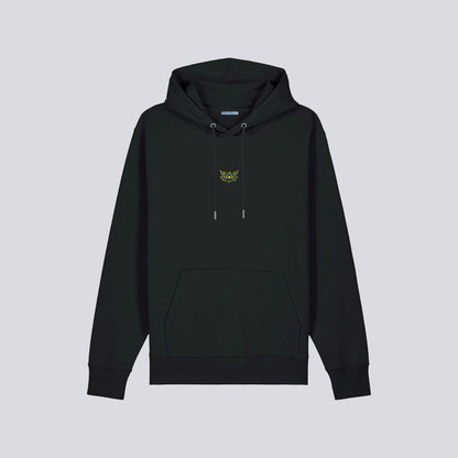 LITTLE LOTUS HOODIE - BLACK