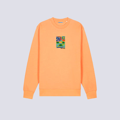 GLASS GARDEN SWEATSHIRT - PEACH