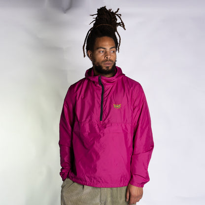 LOTUS HALF ZIP WINDBREAKER - FUSCHITE