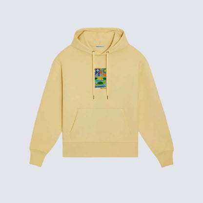 GLASS GARDEN OVERSIZED HOODIE - YELLOW SUN