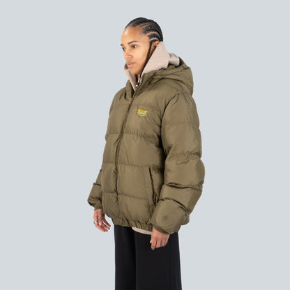 LOTUS PUFFA JACKET - OLIVE