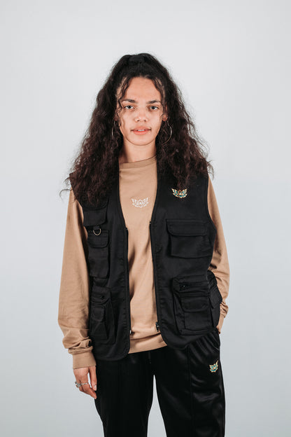 SUPER FISHING VEST - BLACK